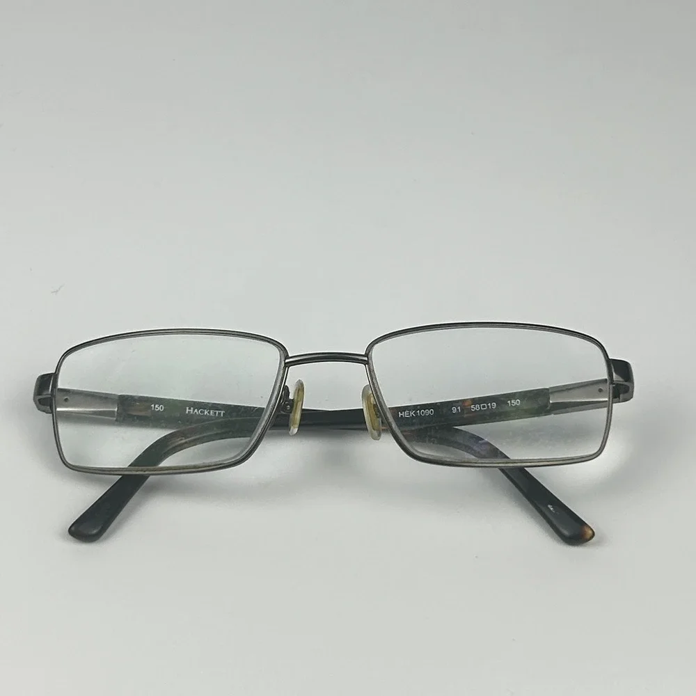 Hackett HEK 1090 Men's Eyeglasses Frame Black Tortoise Shell Cat Eye 58-19-150 m
